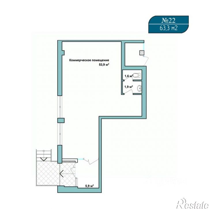 Помещение свободного назначения улица Степаняна, 2А,  д. 2А