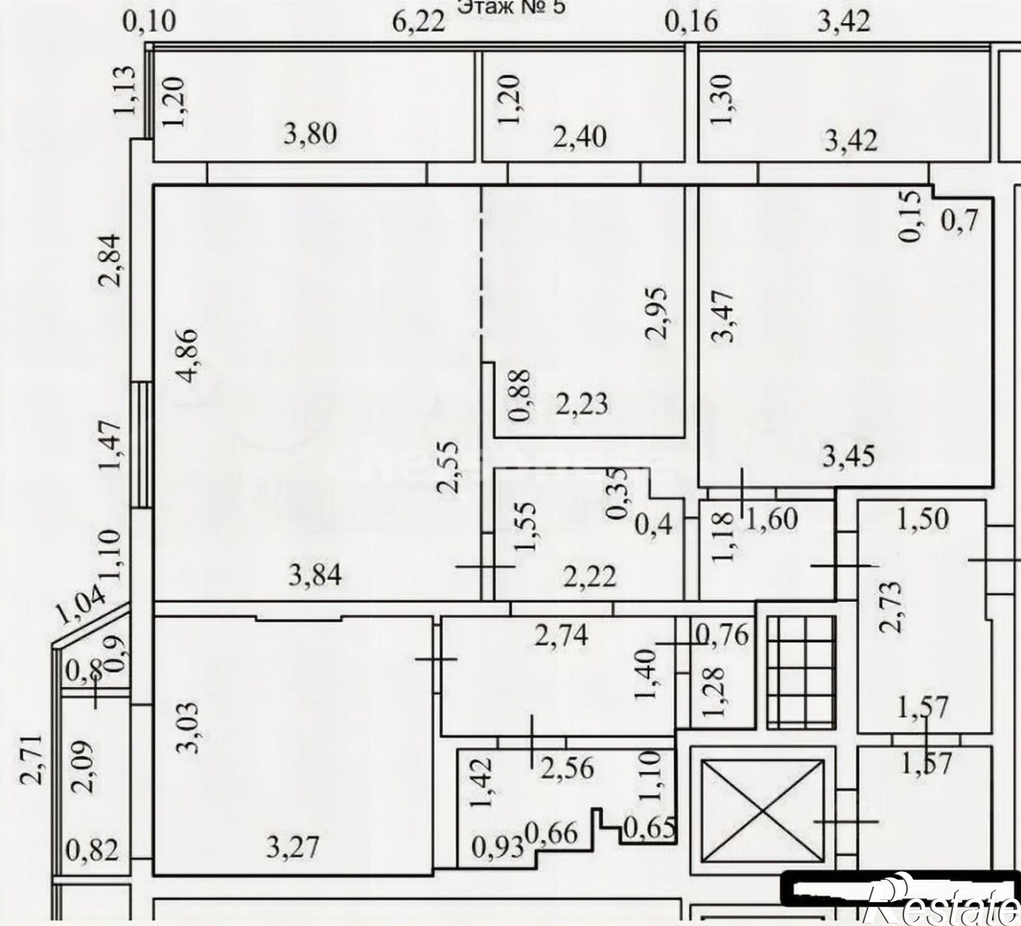 Купить квартиру за 13 980 000 рублей на Гагаринский, улица Адмирала Юмашева, 12