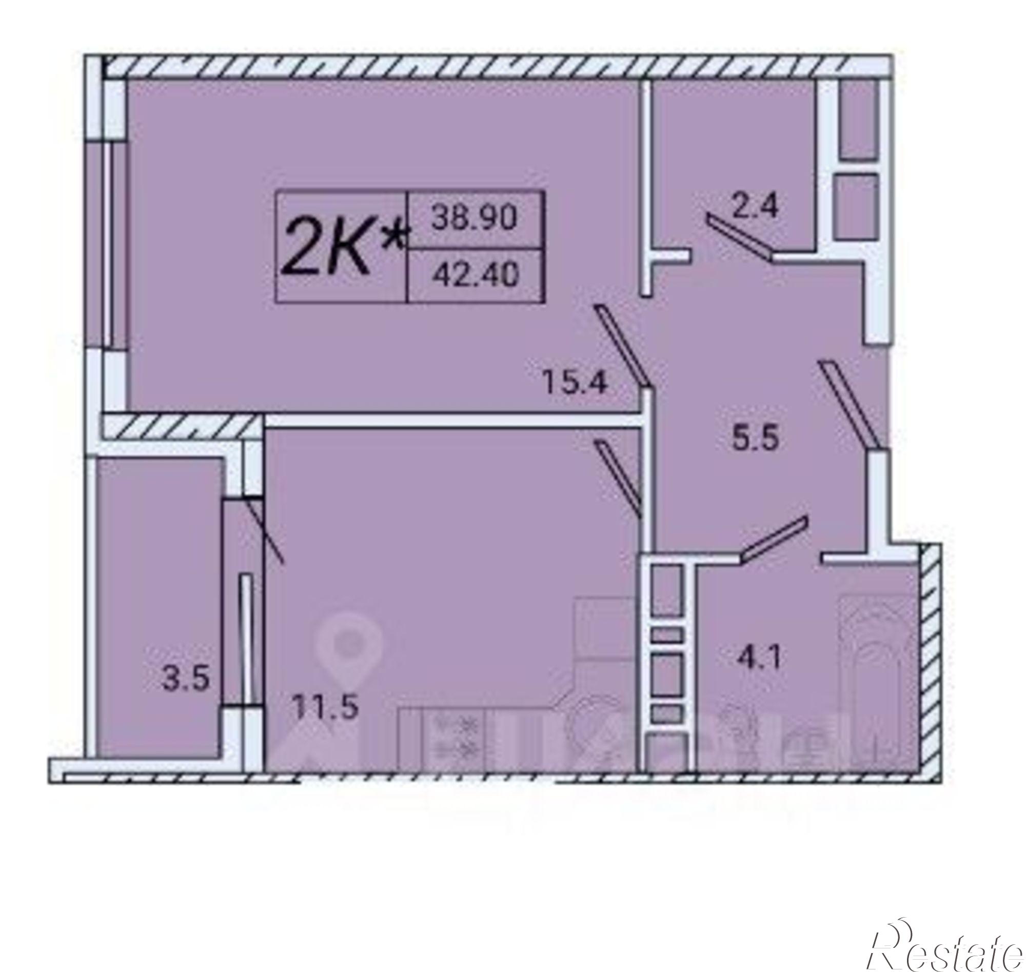 Купить квартиру за 9 821 000 рублей на улица Авроры, 77 к1