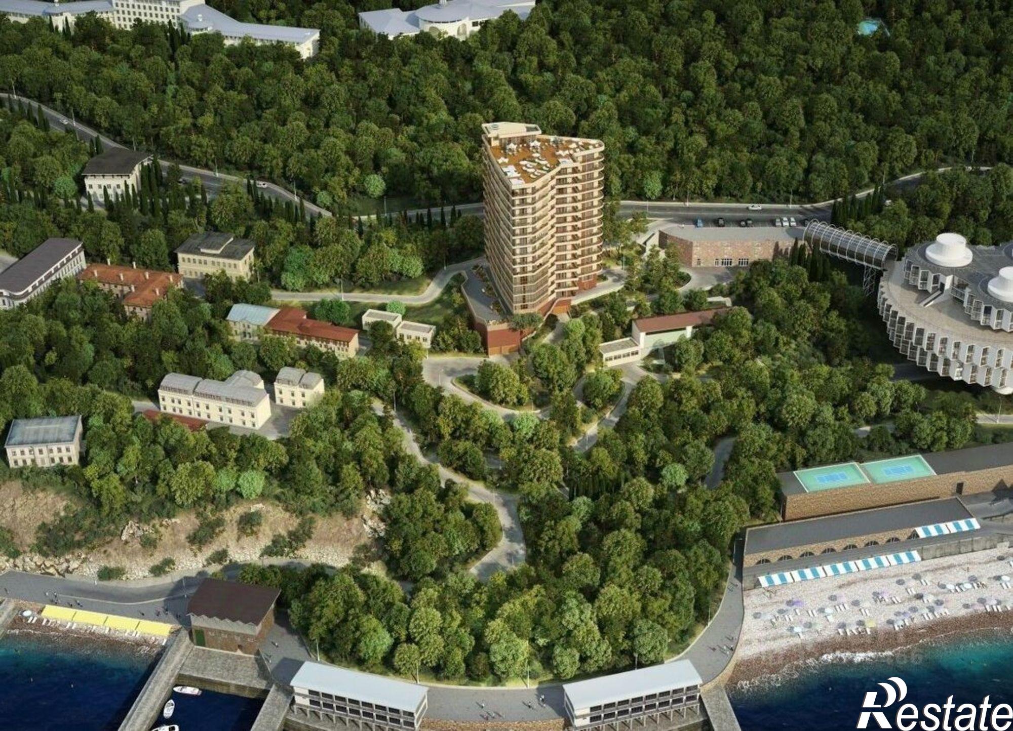 Купить квартиру за 23 100 000 рублей на Курпаты п.г.т., Алупкинское ш., д.10