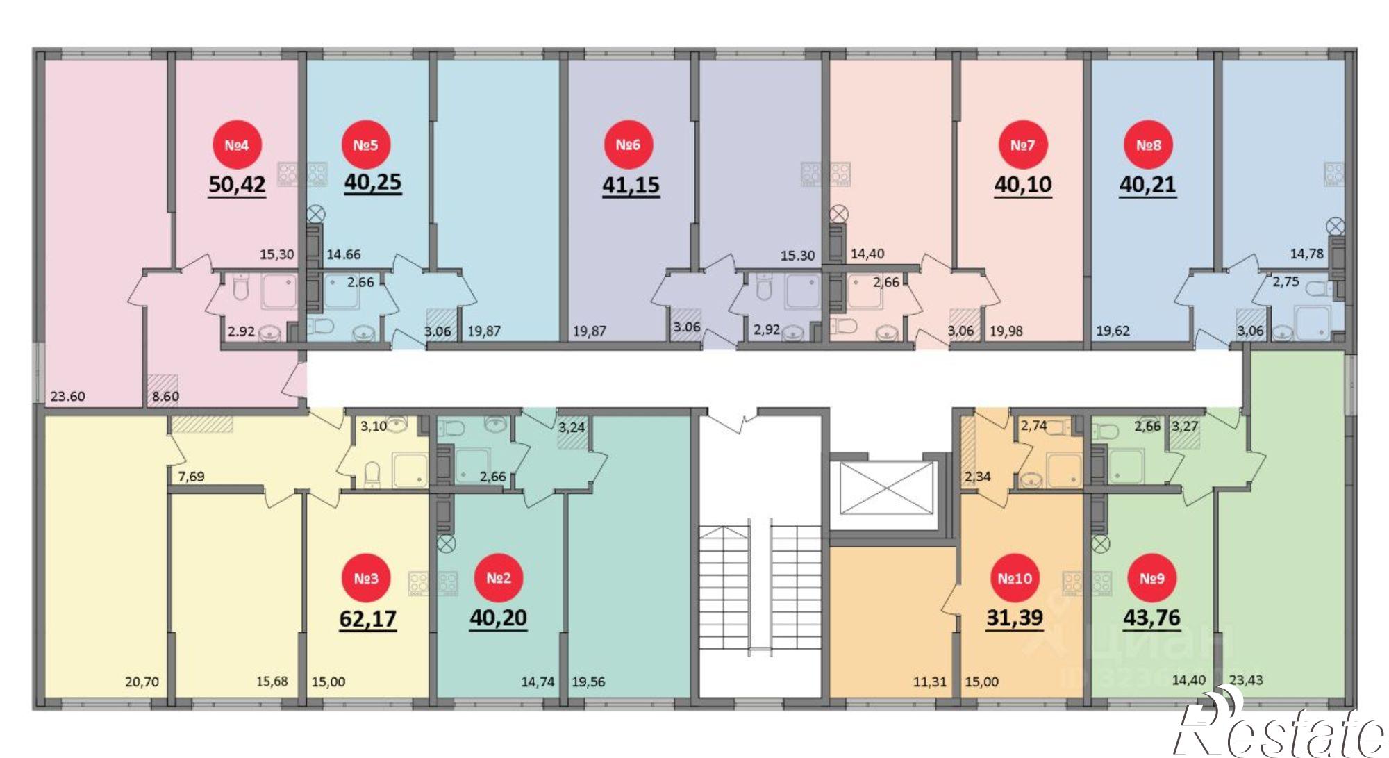 Купить квартиру за 4 396 000 рублей на улица Димитрова, 1А