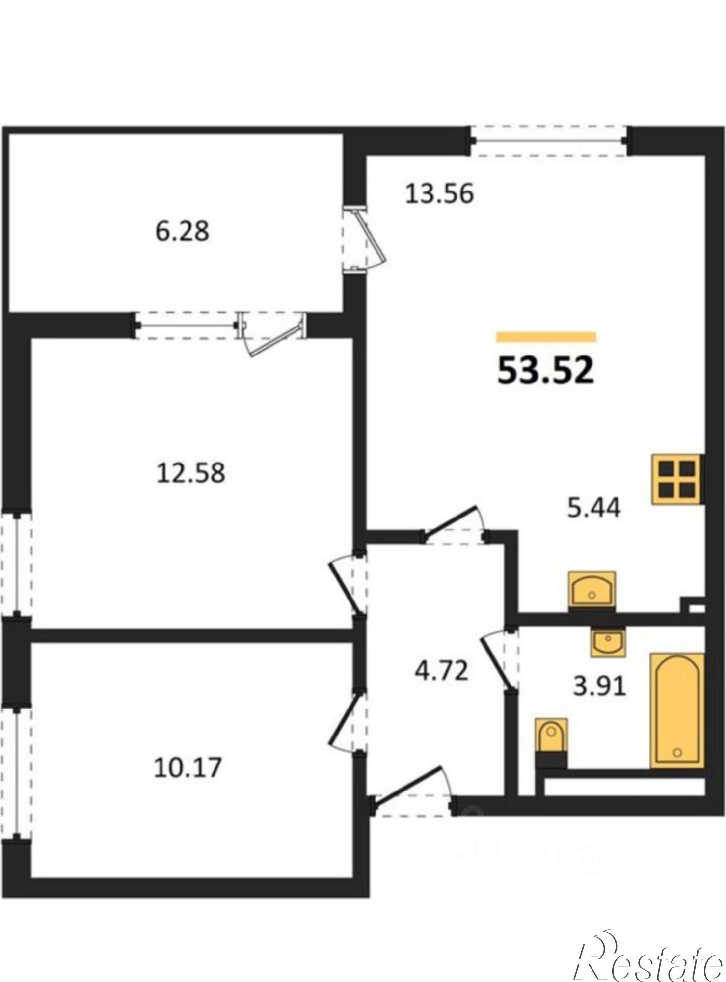 Купить квартиру за 10 765 000 рублей на Сакский район
