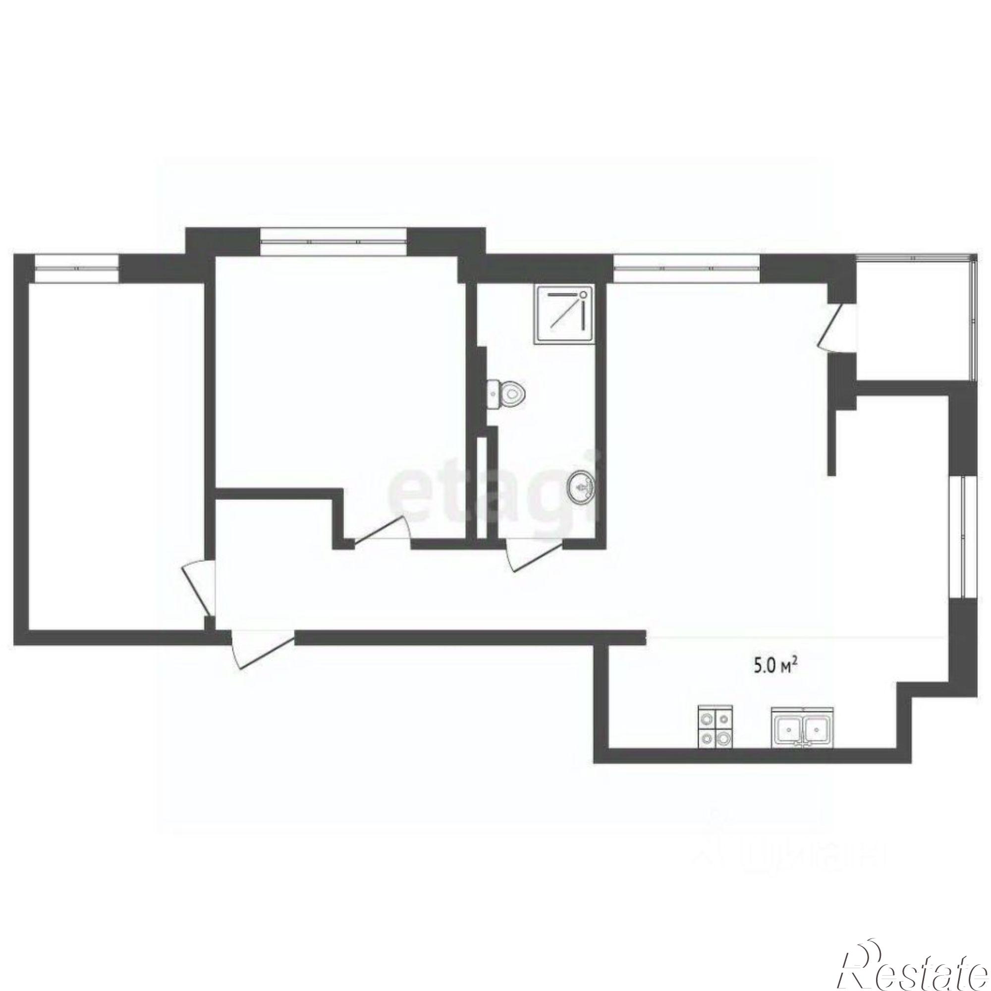 Купить квартиру за 18 600 000 рублей на Кореизское шоссе, 1Д
