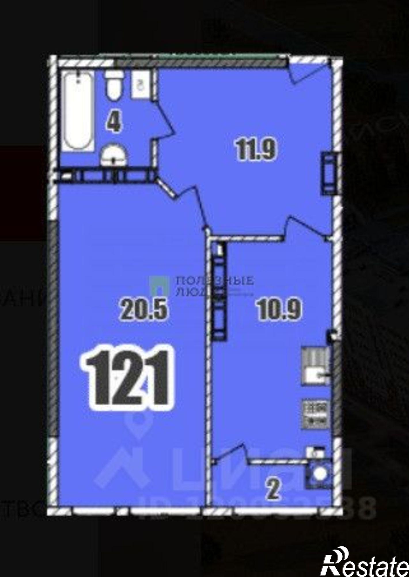 Купить квартиру за 5 557 950 рублей на ул Владимира Терехова, 15