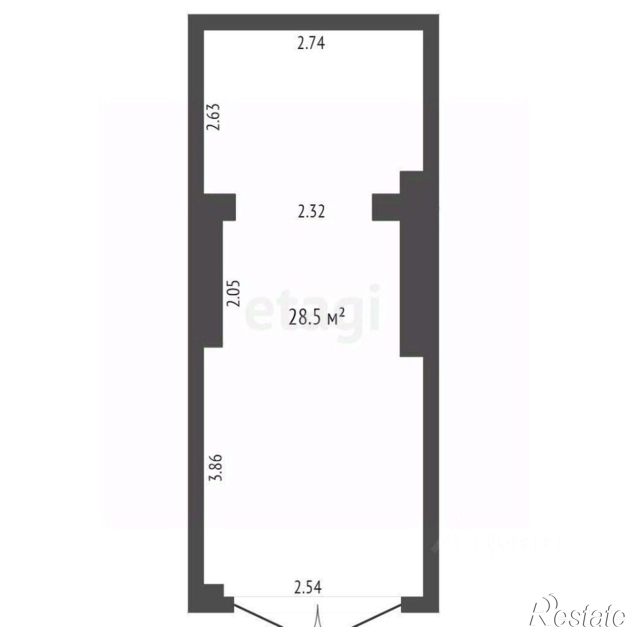 Купить гараж, место в паркинге за 1 473 700 рублей на ул Героев, 8