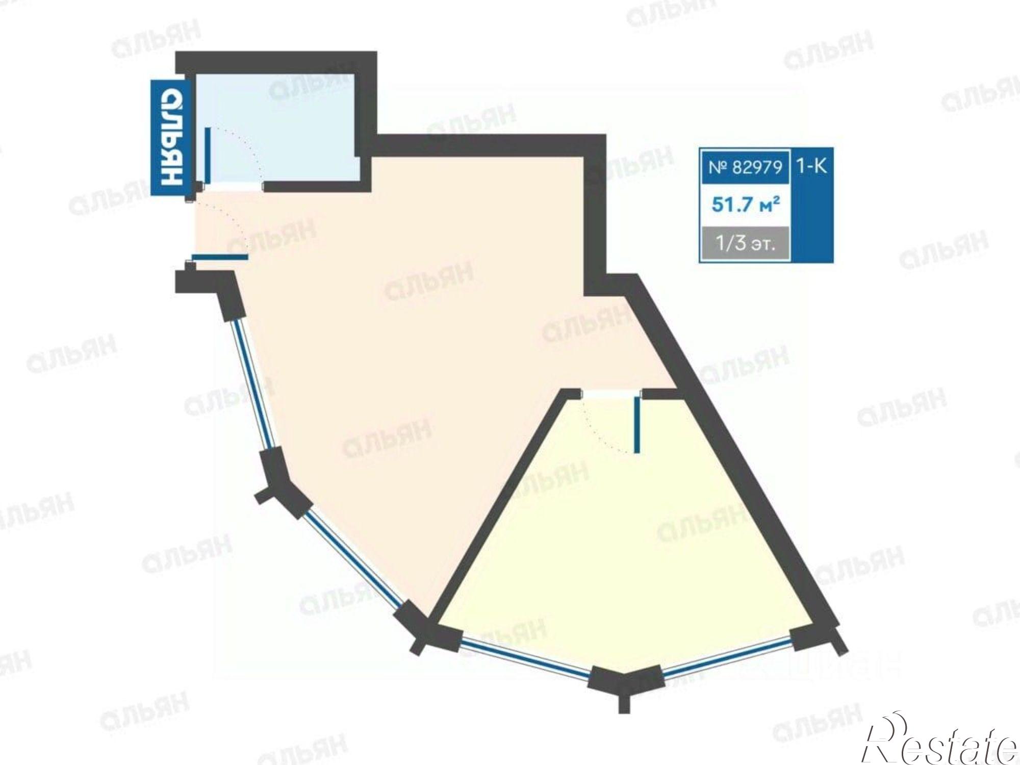 Купить квартиру за 6 204 000 рублей на пгт. Партенит, ул. Победы, д. 21