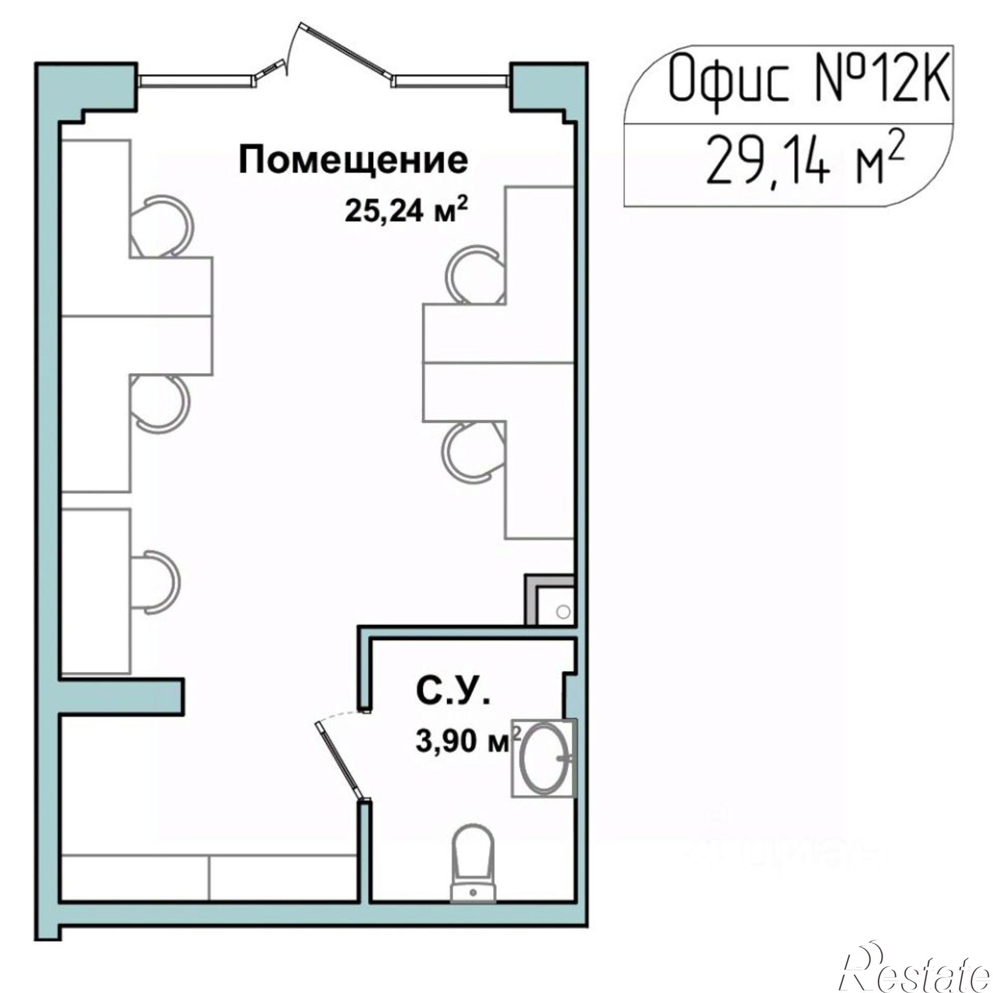 Купить офис, помещение под офис за 8 620 020 рублей на улица Лётчиков, 10 к4