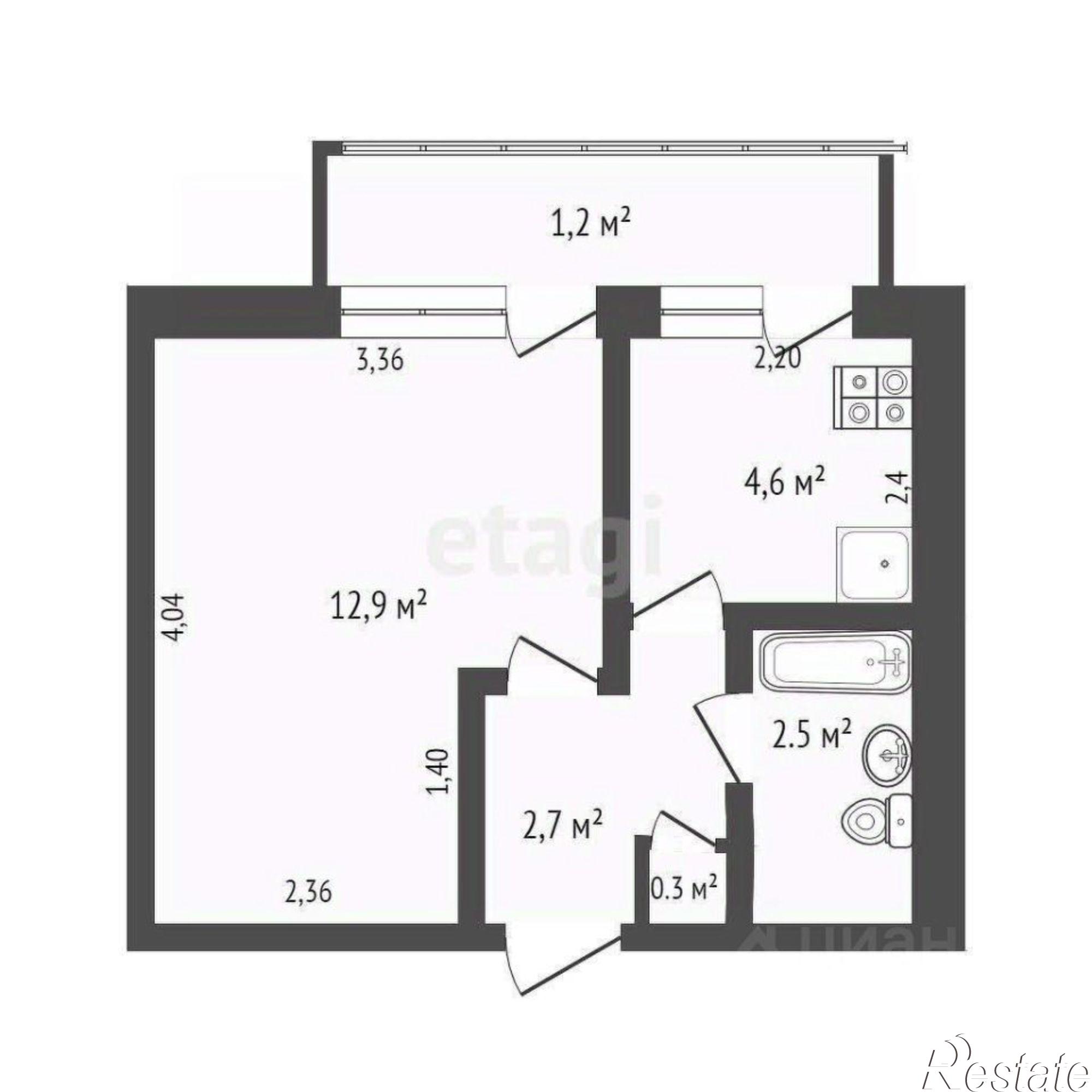 Купить квартиру за 4 100 000 рублей на улица Ивановой, 3
