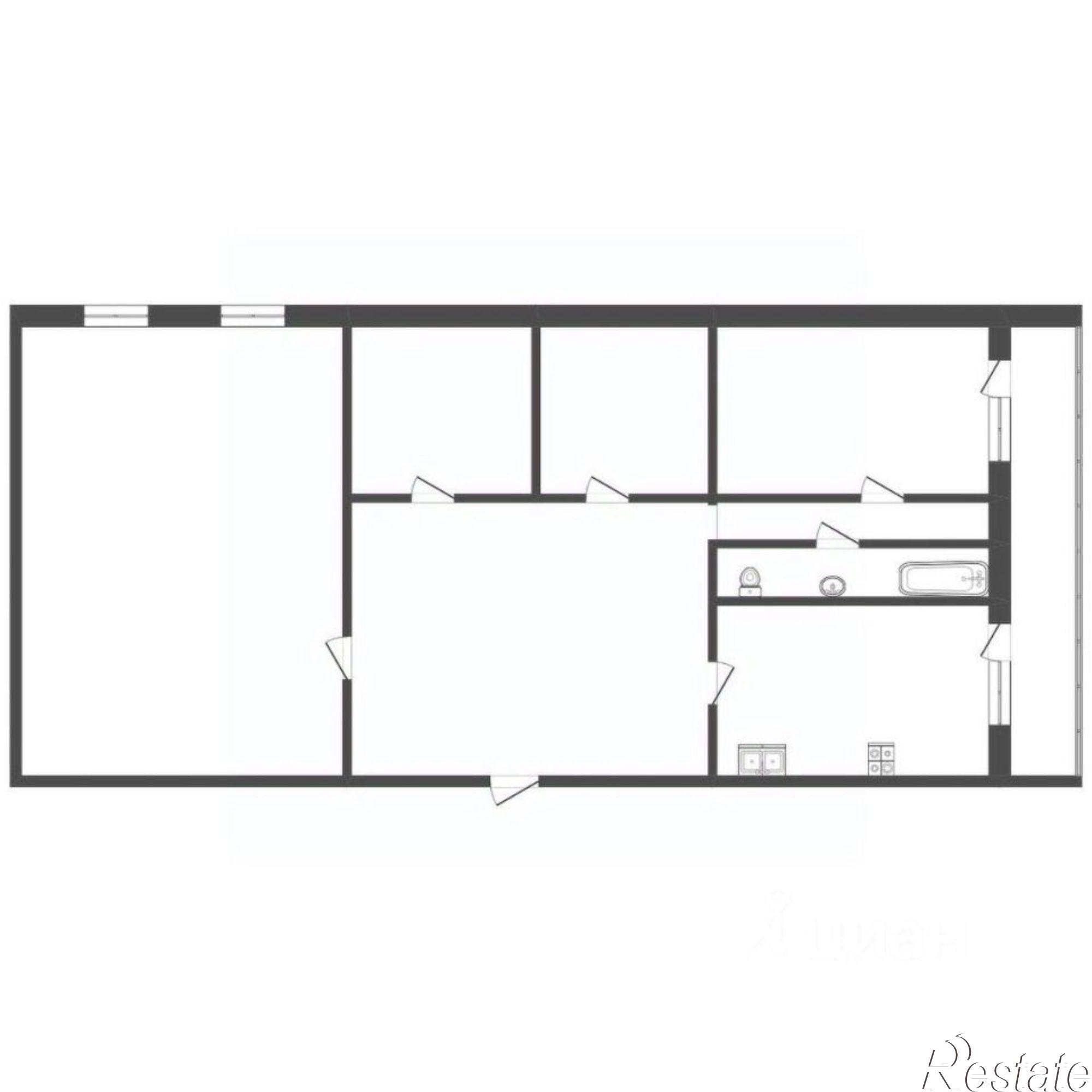 Купить квартиру за 5 950 000 рублей на улица Мира, 12