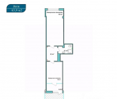 офис 63 кв м, этаж 1/9 улица Степаняна, 2А