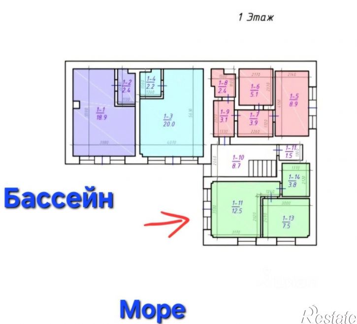 1-комн квартира Западная улица, 22,  д. 22