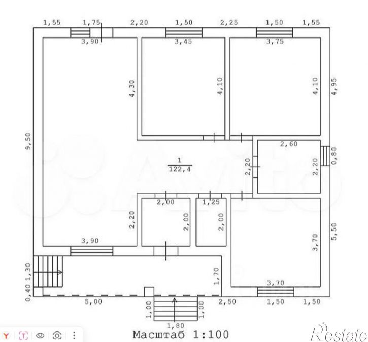 Коттедж/дом Ровный переулок, 1,  д. 1