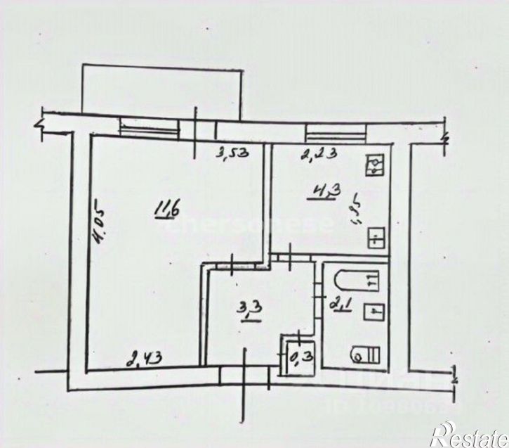 1-комн квартира проспект Победы, 23,  д. 23