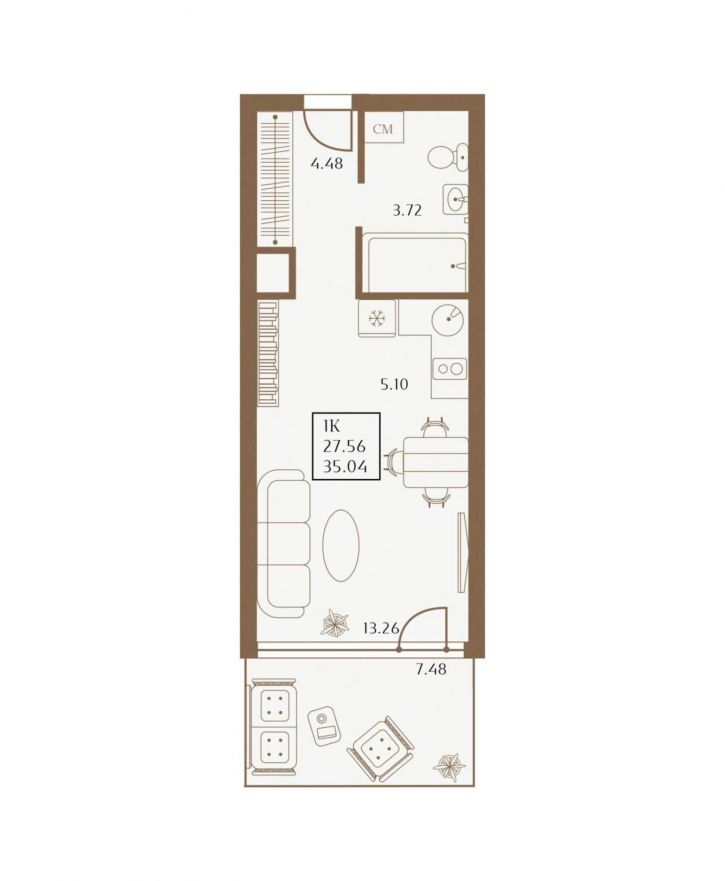 Студия 1 Апреля улица, д.1