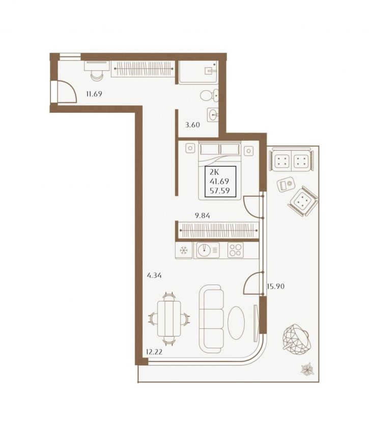 Студия 1 Апреля улица, д.1