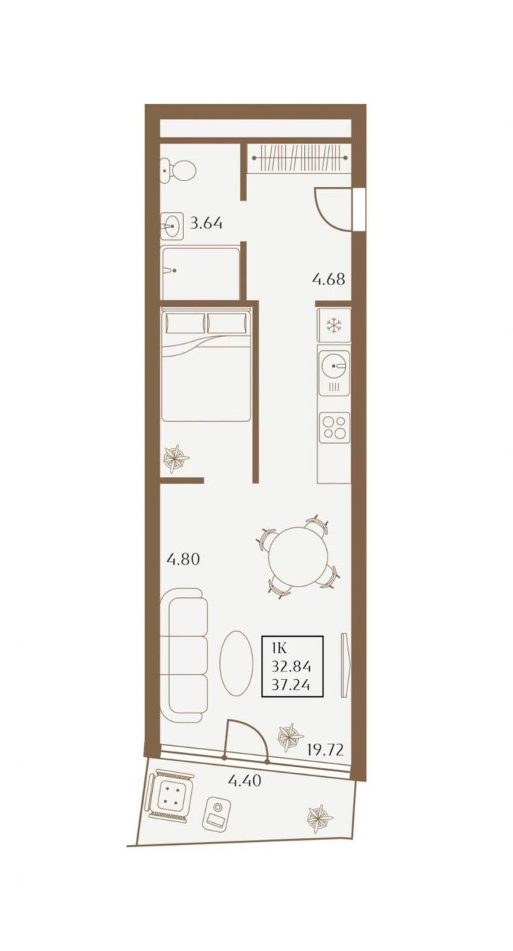 Студия 1 Апреля улица, д.1