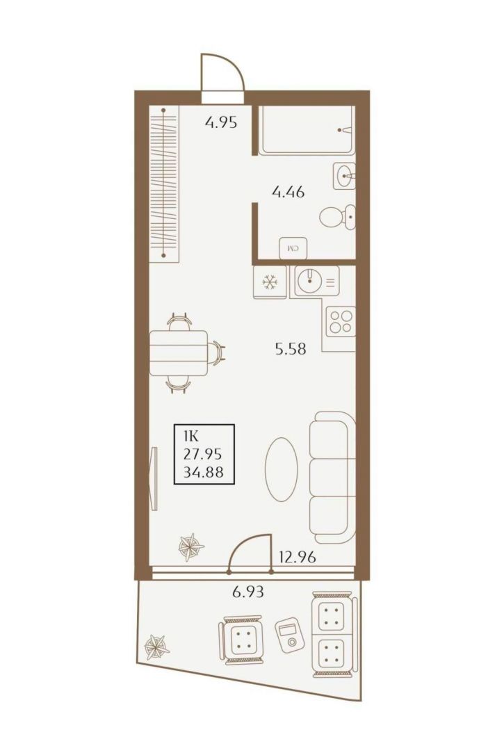 Студия 1 Апреля улица, д.1