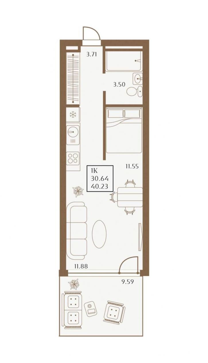 Студия 1 Апреля улица, д.1