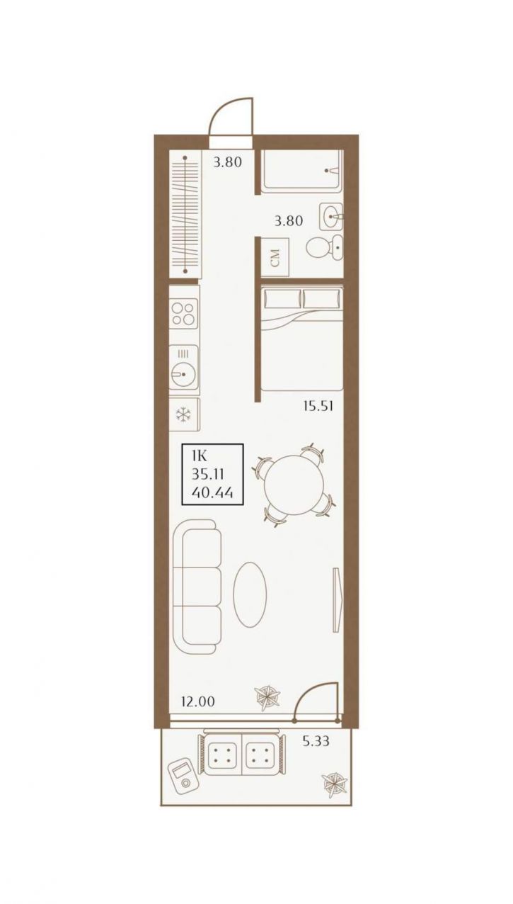 Студия 1 Апреля улица, д.1