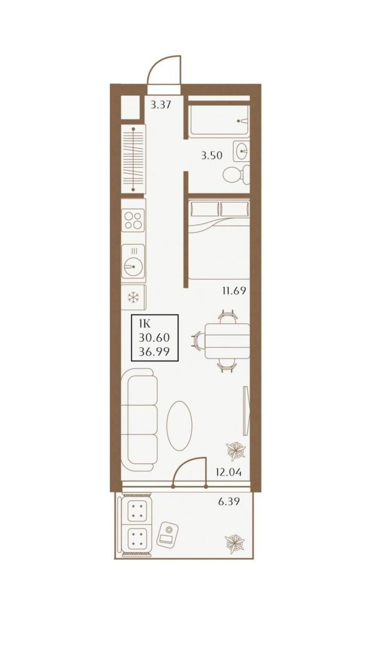 Студия 1 Апреля улица, д.1