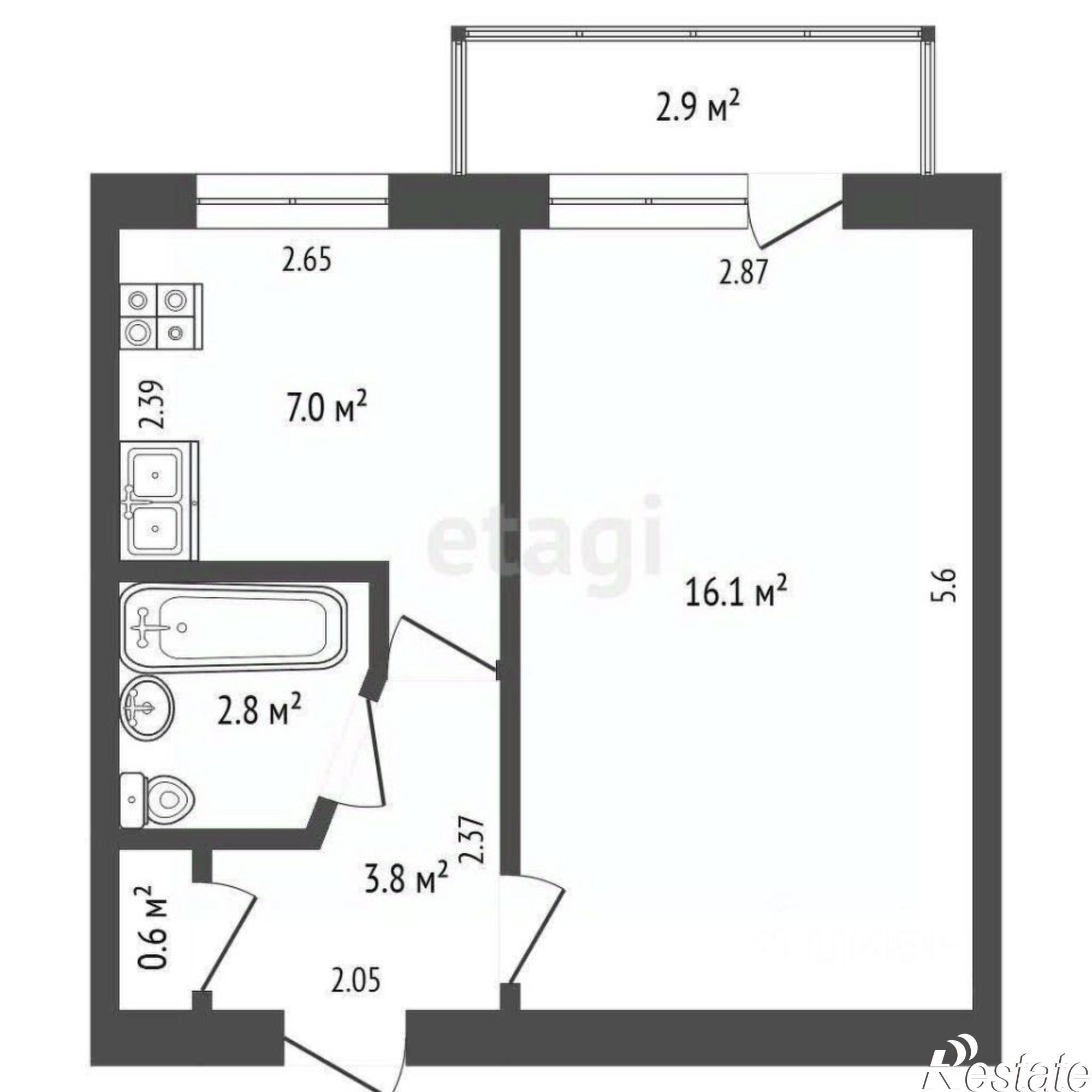 Купить квартиру за 4 600 000 рублей на улица Ленина, 6