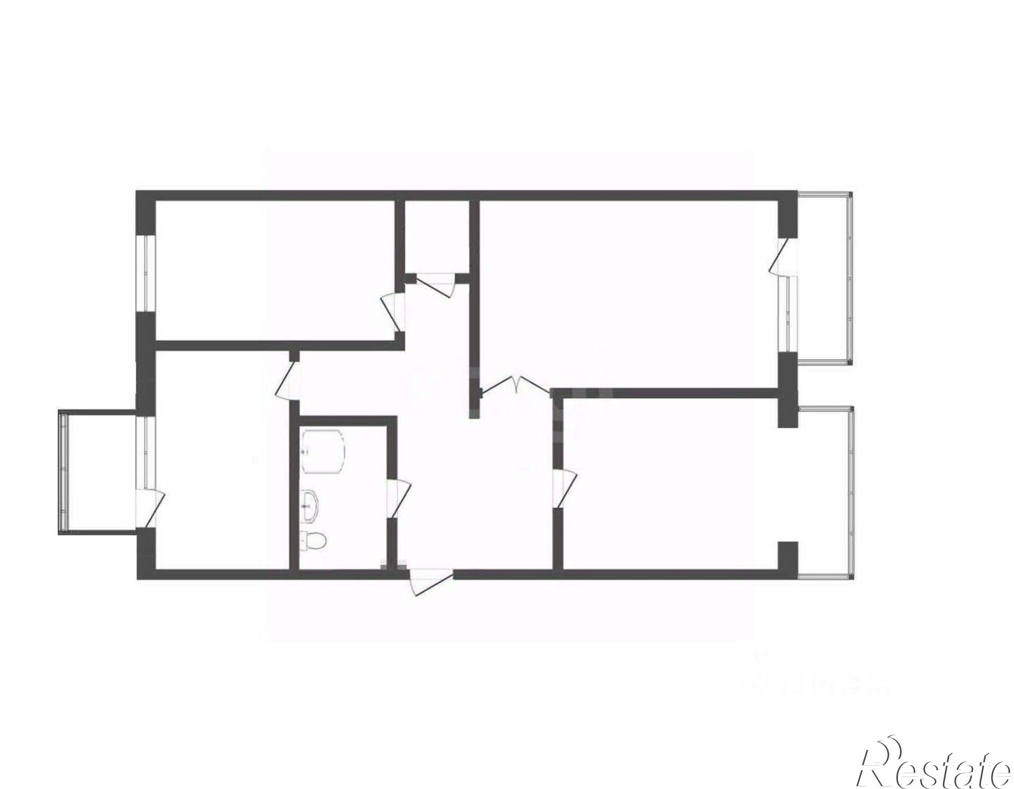 Купить квартиру за 12 750 000 рублей на улица Молодых Строителей, 6