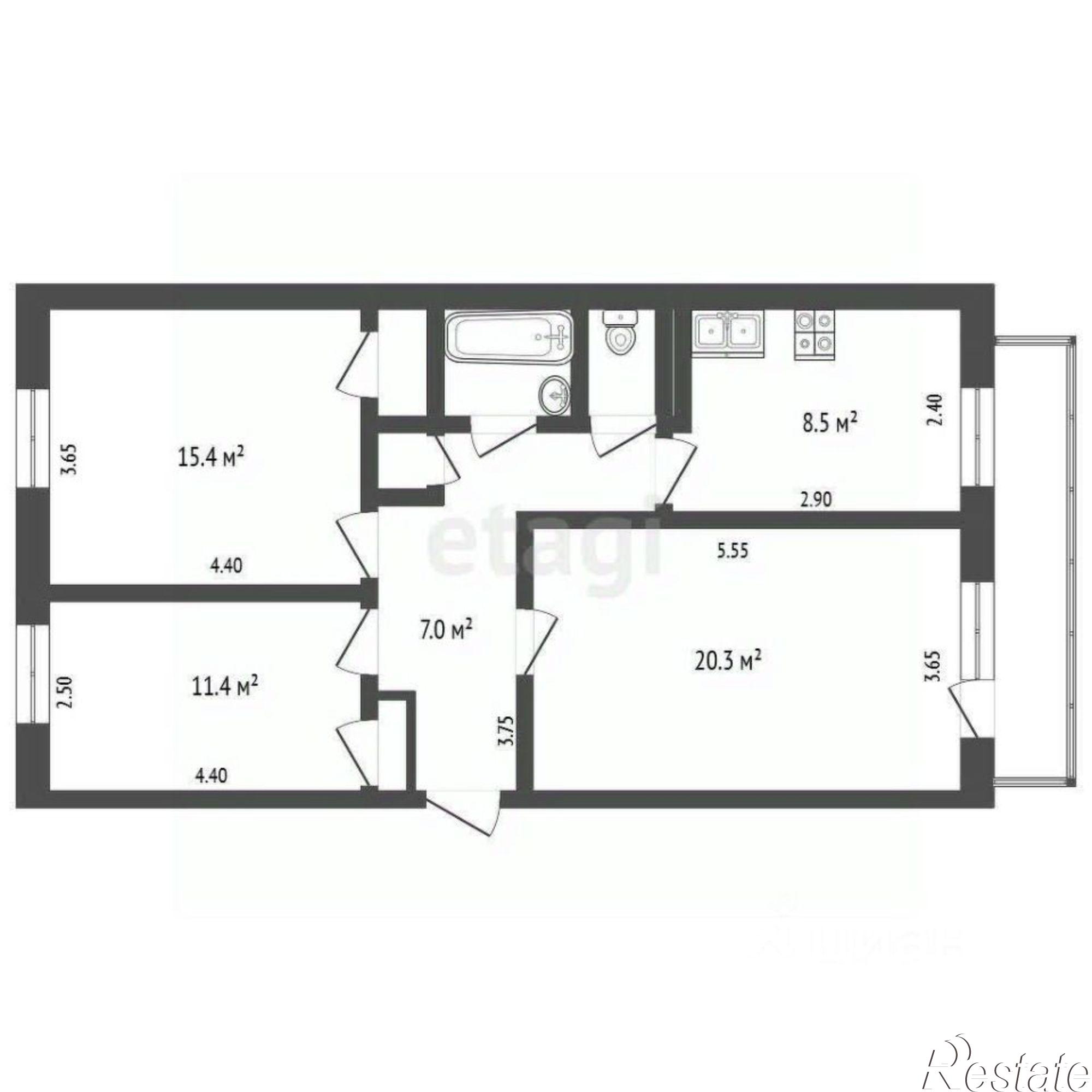 Купить квартиру за 8 000 000 рублей на ул Садовая, 5