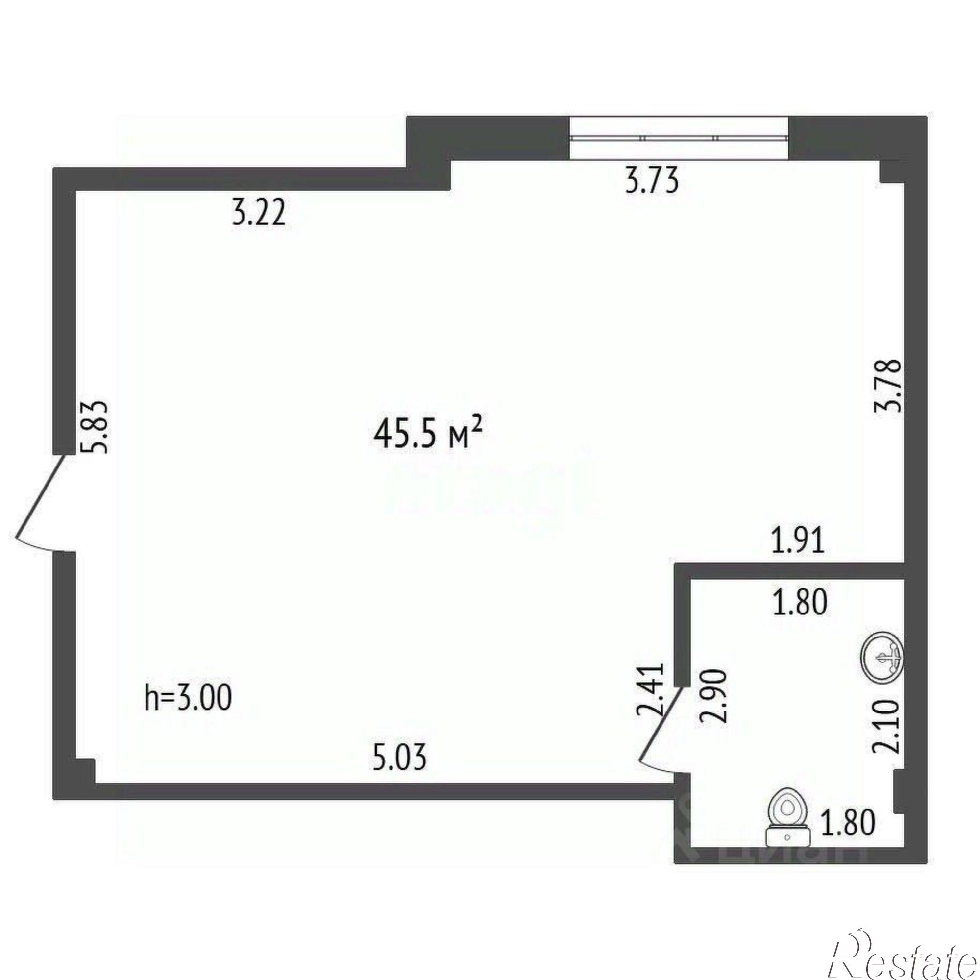 Купить торговое помещение за 12 389 900 рублей на ул Тараса Шевченко, 49