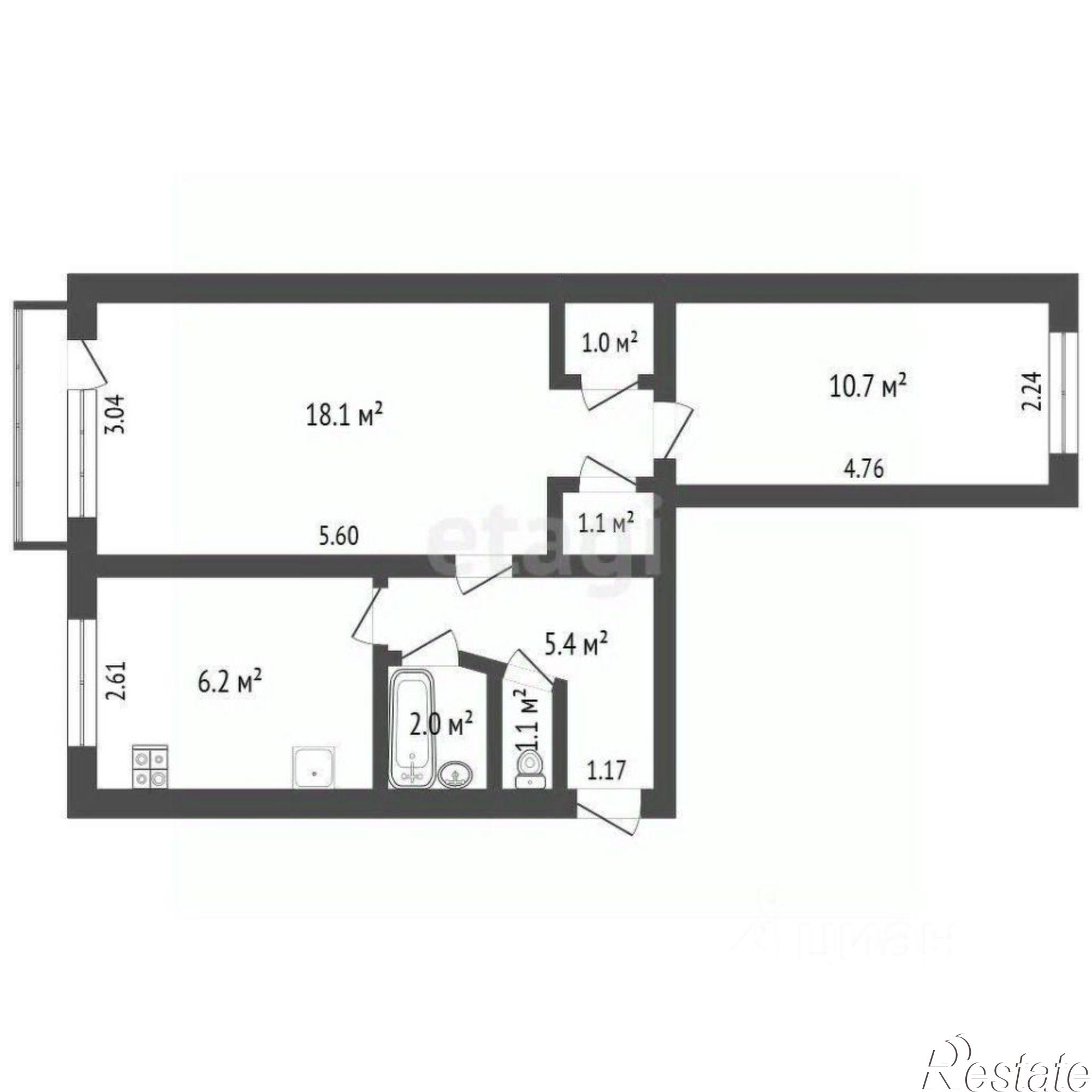 Купить квартиру за 7 800 000 рублей на ул Федоровская, 43