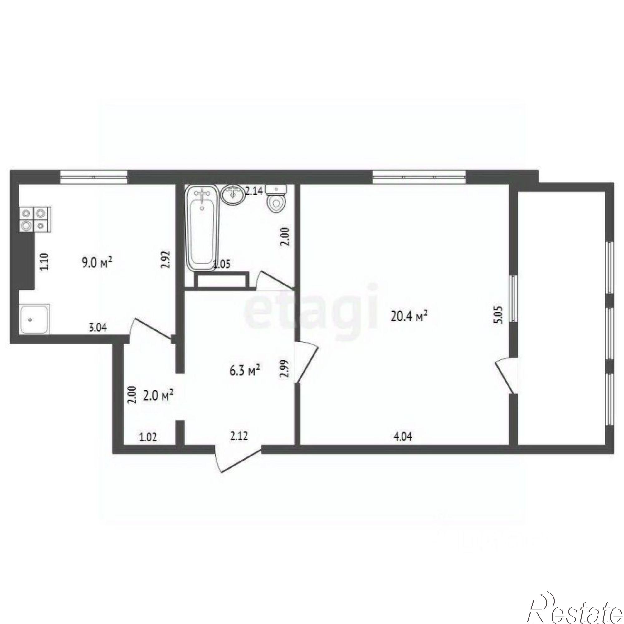 Купить квартиру за 8 800 000 рублей на ул Хрусталева, 181