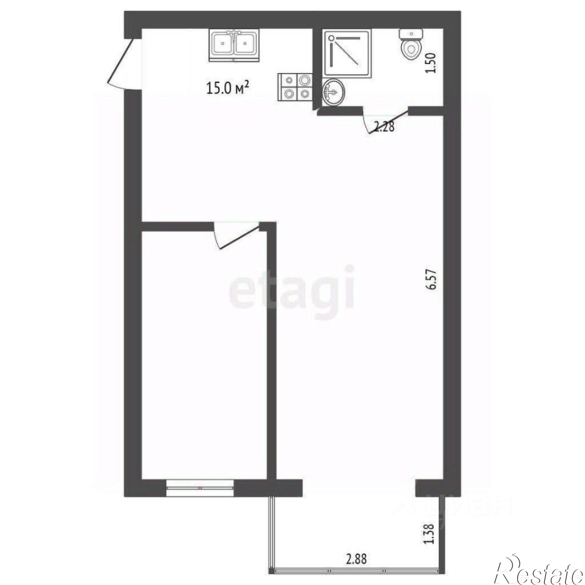 Купить квартиру за 4 700 000 рублей на ул Морская, 13Б