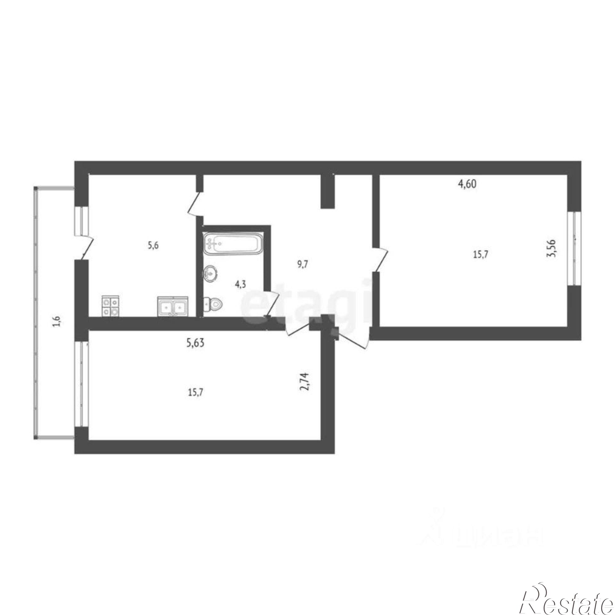 Купить квартиру за 7 000 000 рублей на ул Героев, 8