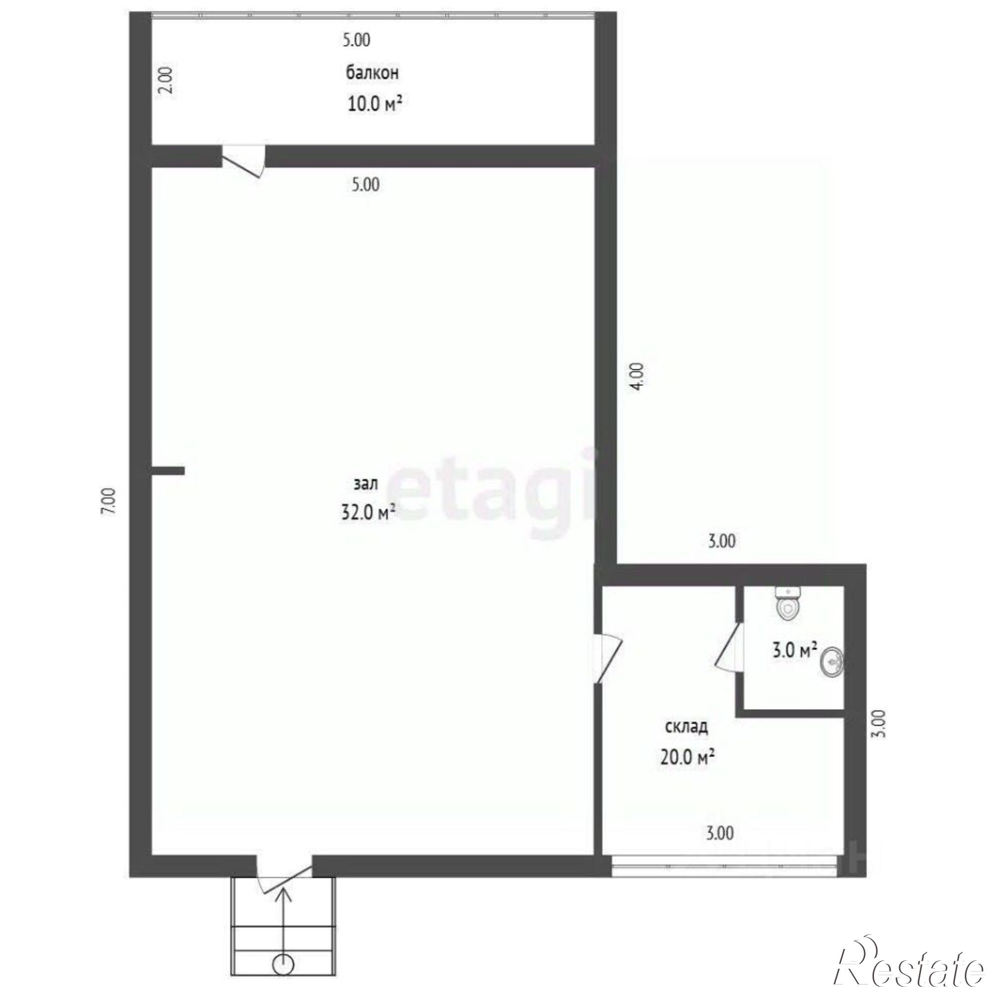 Купить торговое помещение за 8 800 030 рублей на ул Кирова, 10