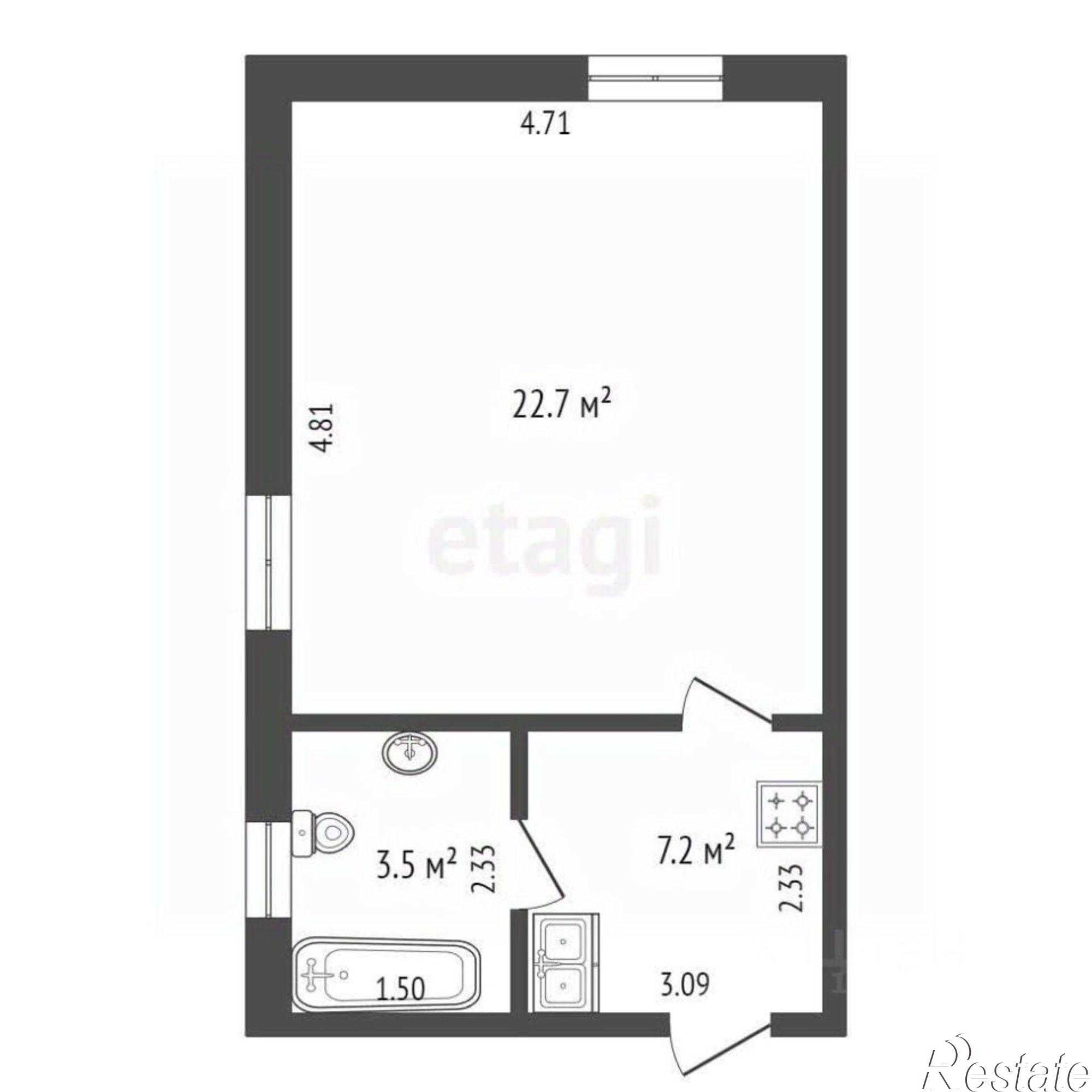 Купить квартиру за 5 400 000 рублей на улица Победы, 16