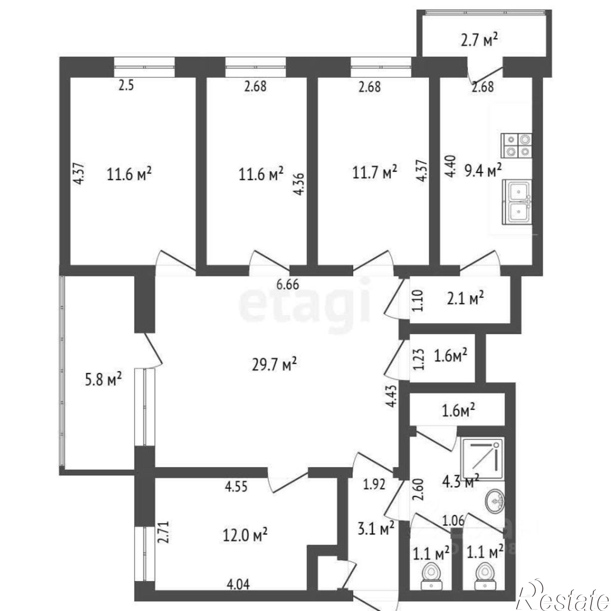 Купить квартиру за 10 000 000 рублей на улица Ивановой, 3