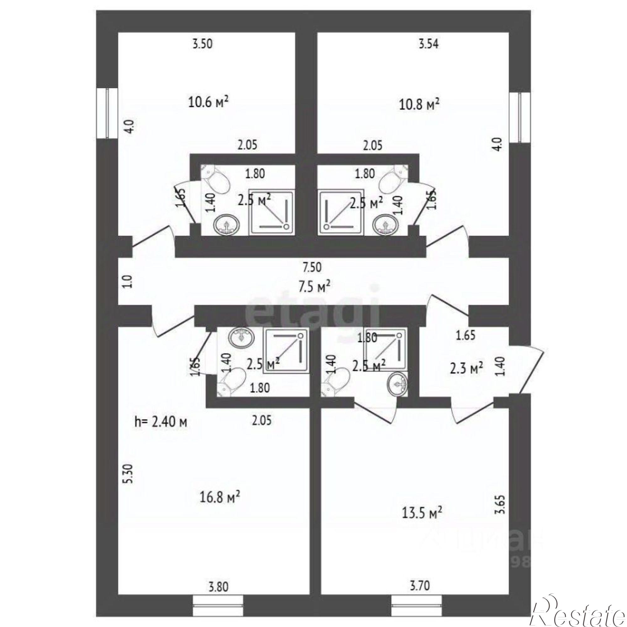 Купить квартиру за 26 000 000 рублей на ул Морская, 16а