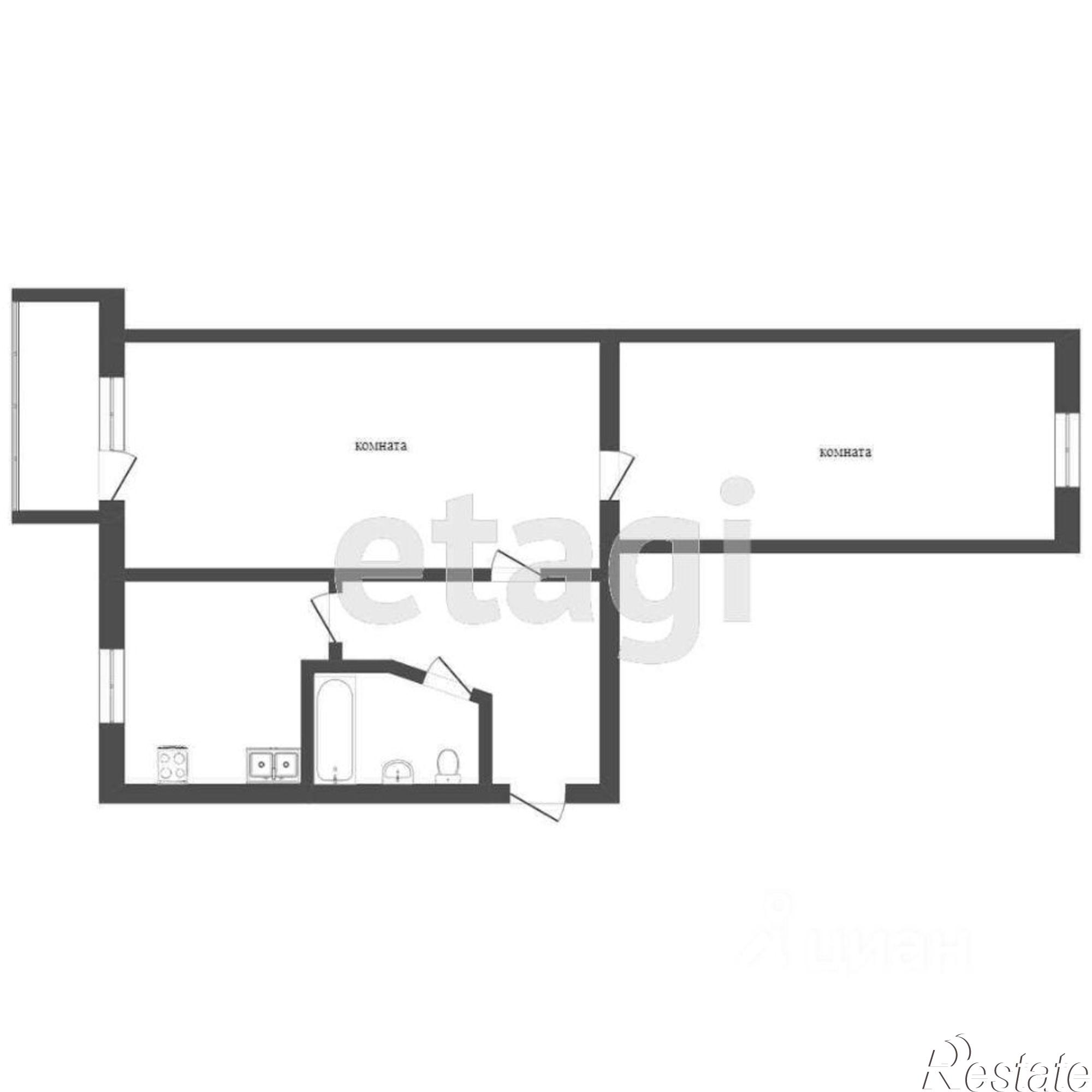 Купить квартиру за 7 000 000 рублей на улица Луначарского, 37