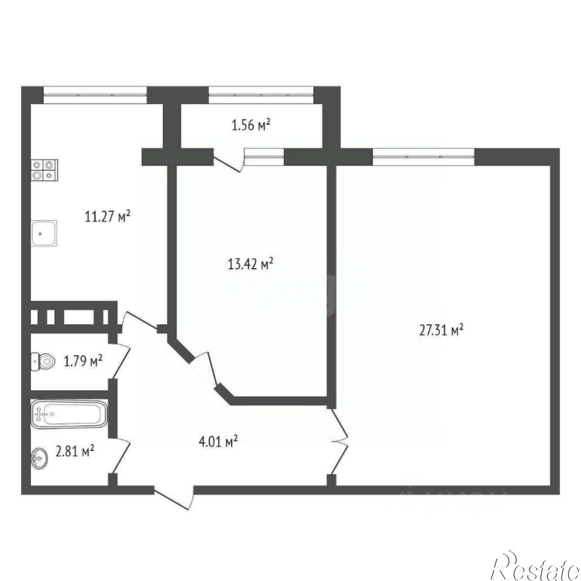 Купить квартиру за 14 700 000 рублей на ул Крымской весны, 2