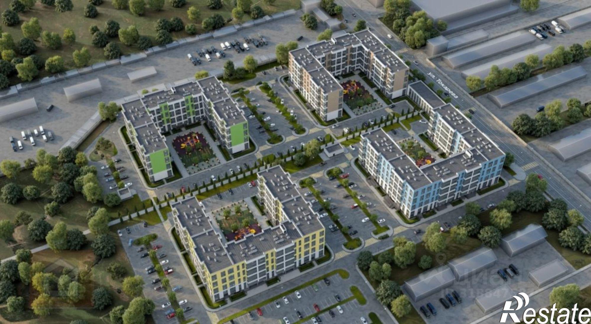 Купить квартиру за 9 300 000 рублей на улица Токарева, 18В