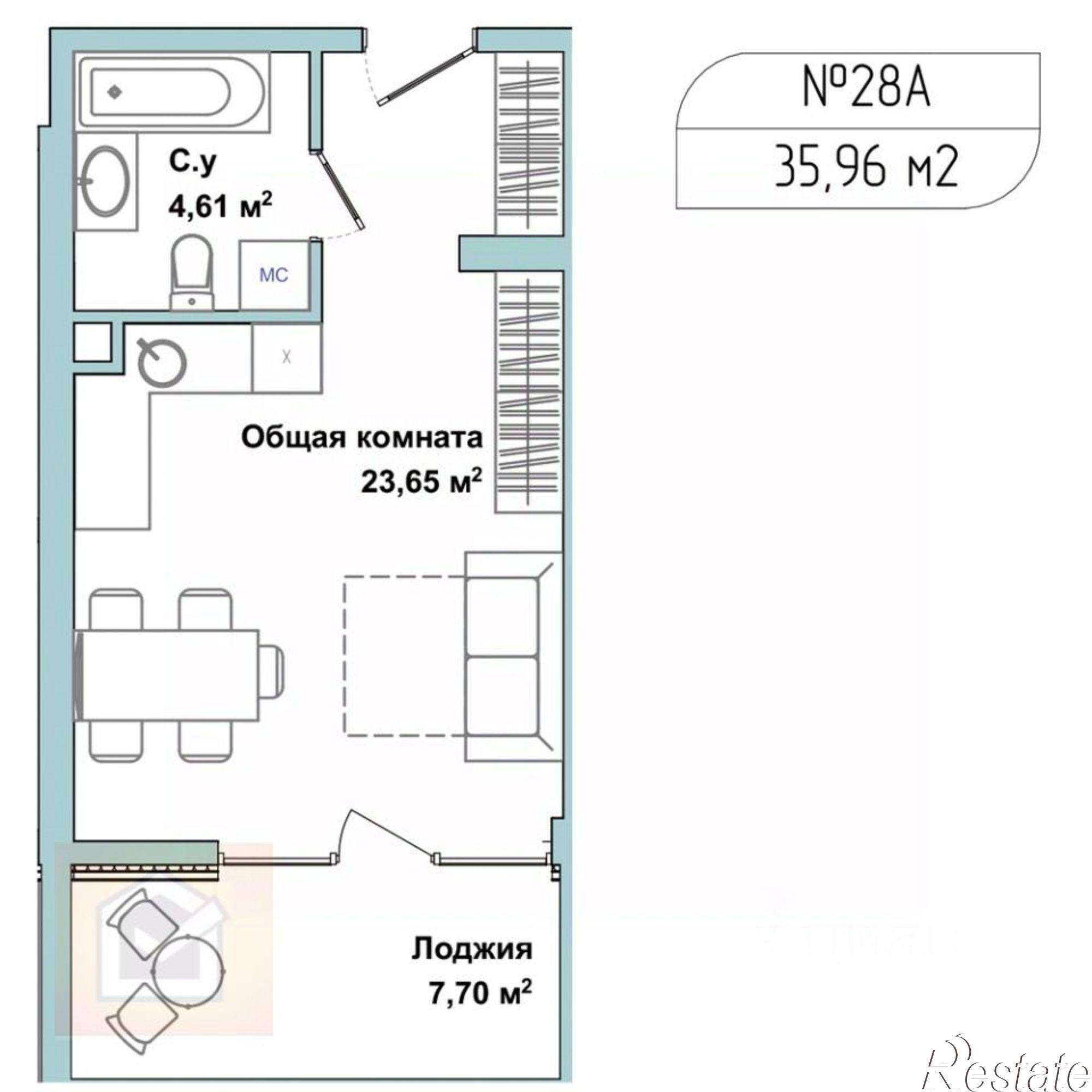 Купить квартиру за 9 750 000 рублей на Летчиков ул., 10