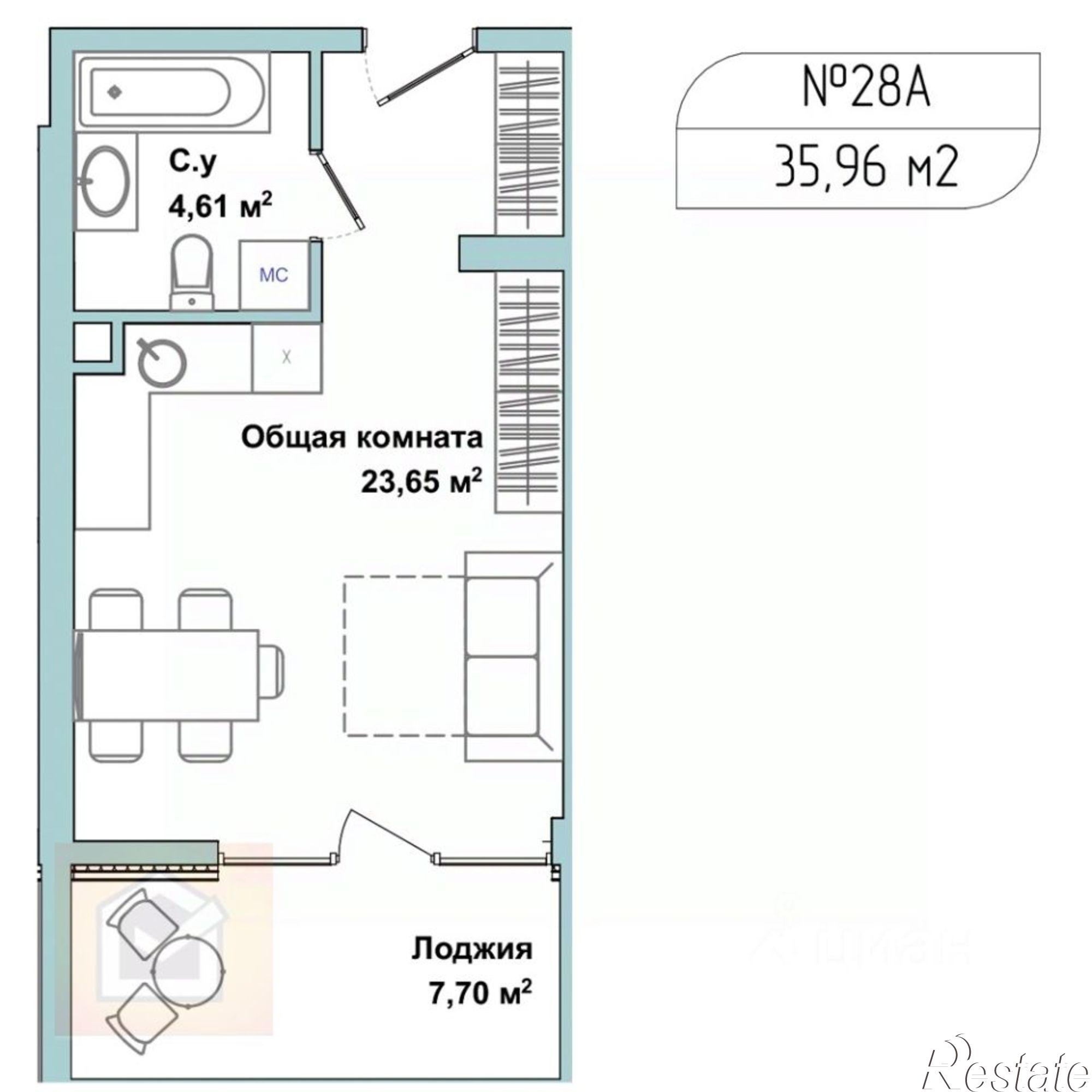 Купить квартиру за 9 750 000 рублей на Летчиков ул., 10
