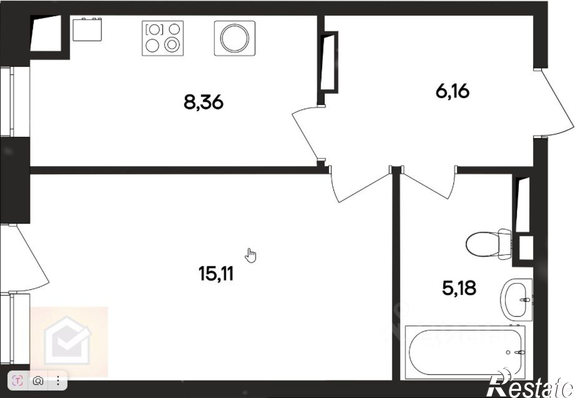 Купить квартиру за 6 439 850 рублей на улица Аллея Дружбы, 61