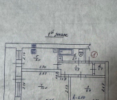 2-комн, 43кв м, этаж 1/2 Первомайский район, Гришино с.