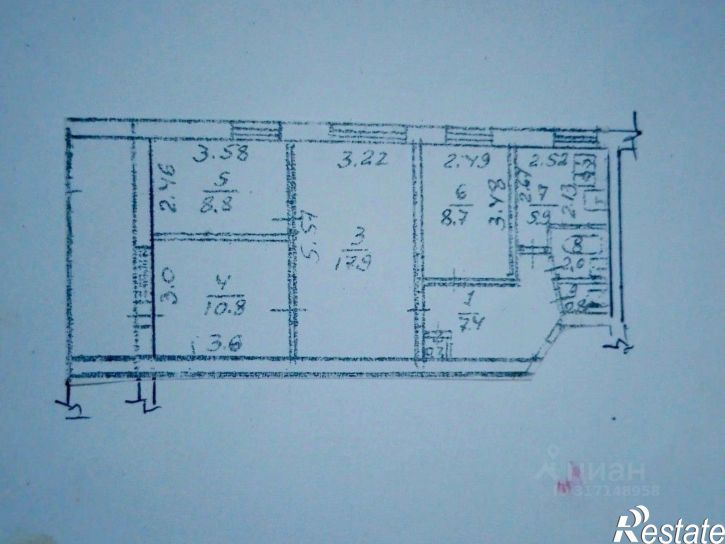 4-комн квартира проспект Победы, 74,  д. 74