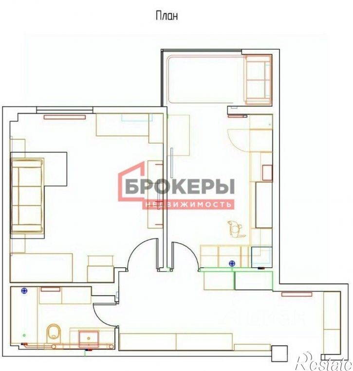 1-комн квартира ул Тараса Шевченко, 49,  д. 49