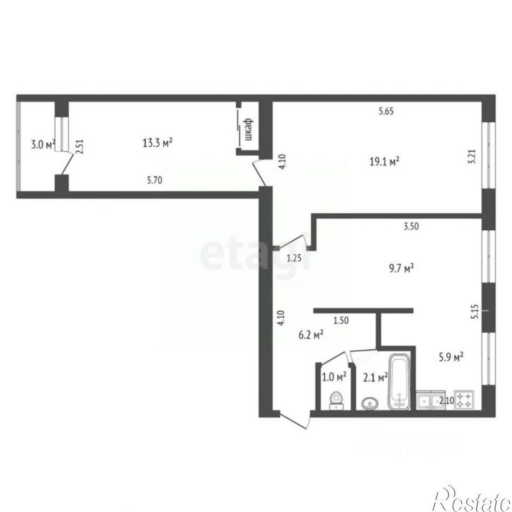 3-комн квартира улица Сырникова, 6,  д. 6