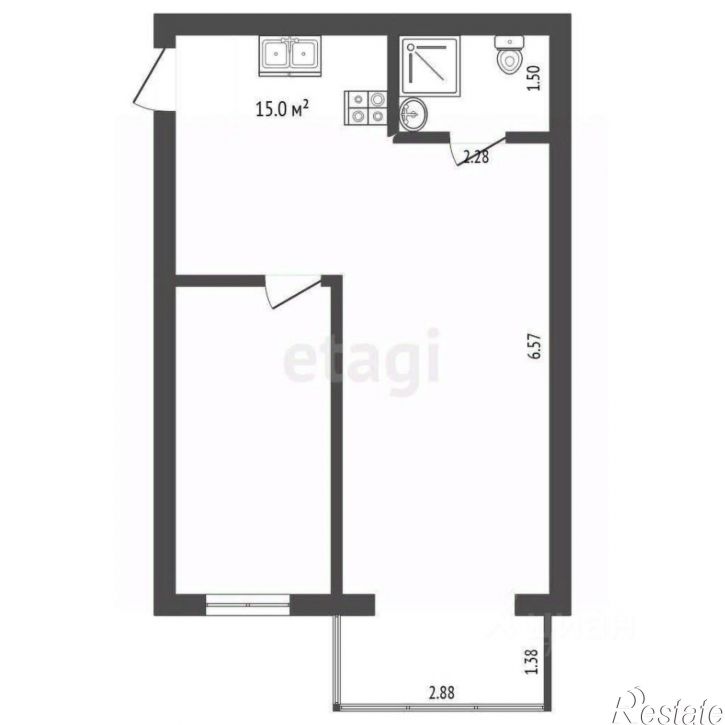2-комн квартира ул Морская, 13Б,  д. 13Б