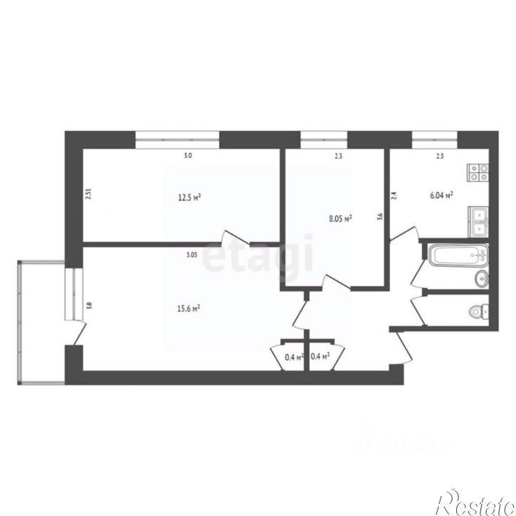 3-комн квартира 2-й микрорайон, 9,  д. 9