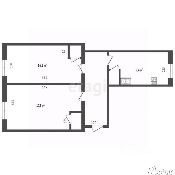3-комн квартира кв-л Каштановый, 7,  д. 7