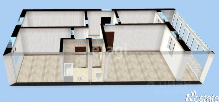 3-комн квартира Северная улица, 11,  д. 11